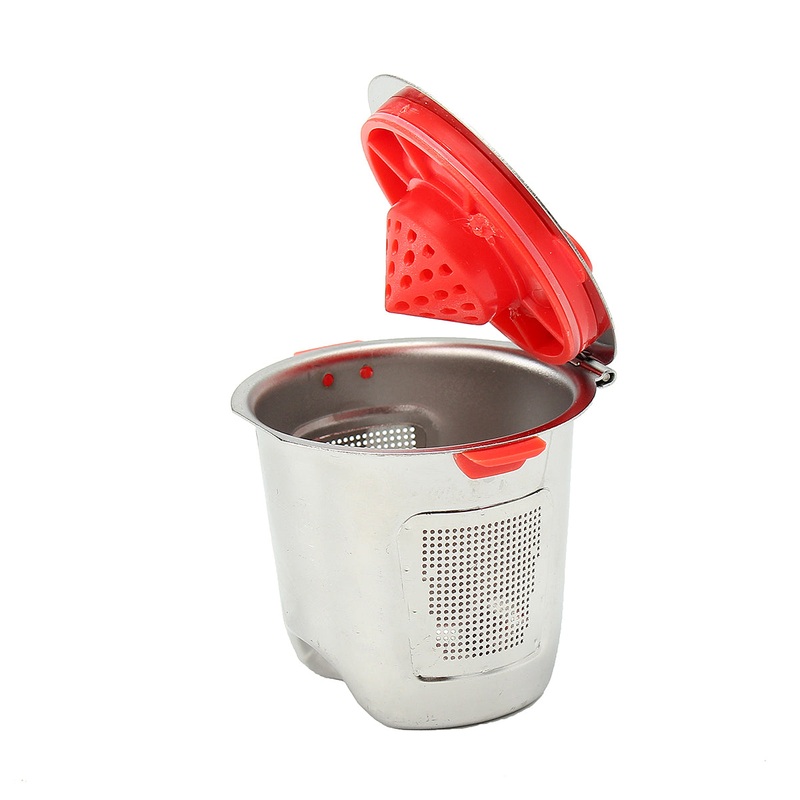 Stainless Steel Refillable Reusable Coffle Filter Filling Capsule for Keurig 2.0 Brewers