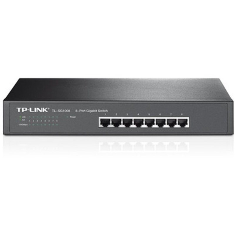 TPLINK TL-SG1008 8-Port Gigabit Desktop Switch