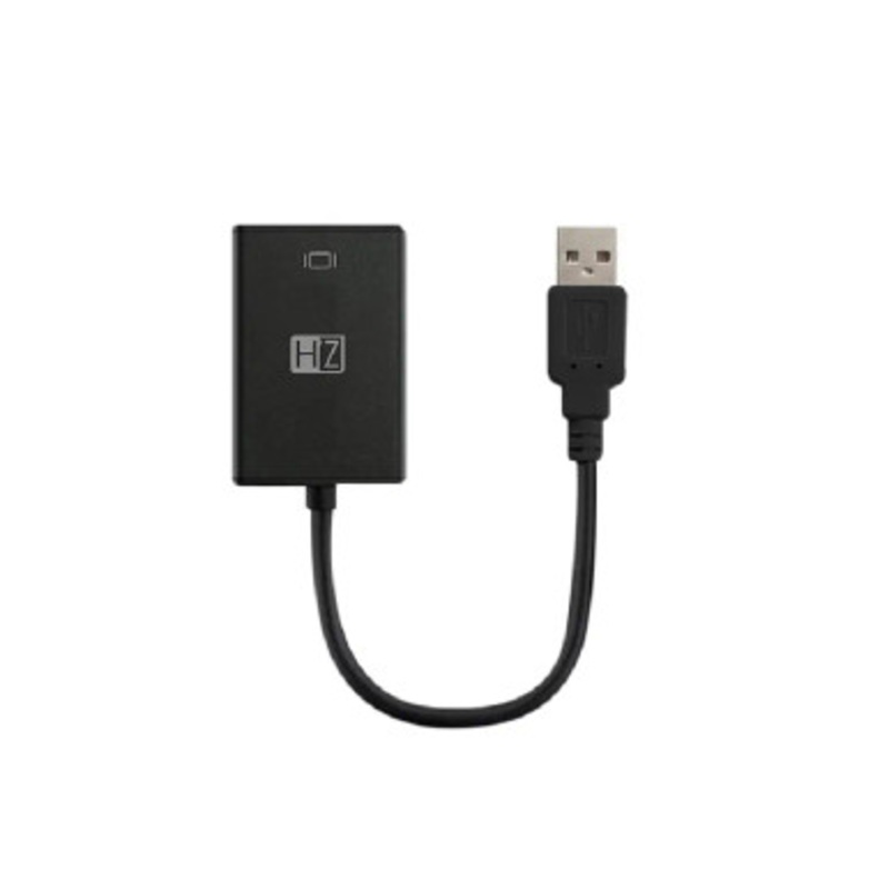 HEATZ USB TO HDMI  Adapter , Black | ZT23