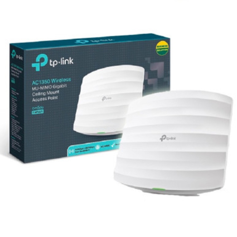 TP-Link Omada AC1350 Gigabit Ceiling Mount Wireless Access Point | MU-MIMO, Seamless Roaming & Beamforming | PoE Powered w/PoE Injector Included | Centralized Cloud Access & Free Omada app ( EAP225 )
