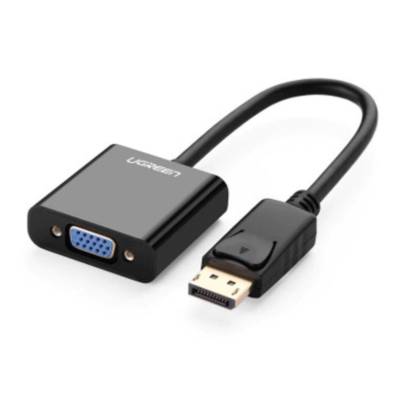 UGreen DP Male to VGA Female Converter – Black | 20415