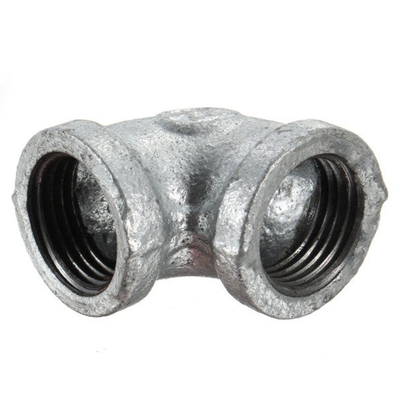 1/2 Inch Inner Diameter 90 Degree Elbow Black Iron Pipe Joint Malleable Cast Iron Pipe Fitting