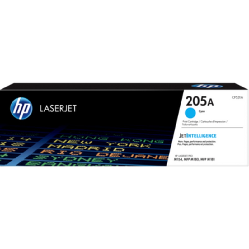 Toner HP 205A CYAN Original LaserJet Toner Cartridge ( CF531A )