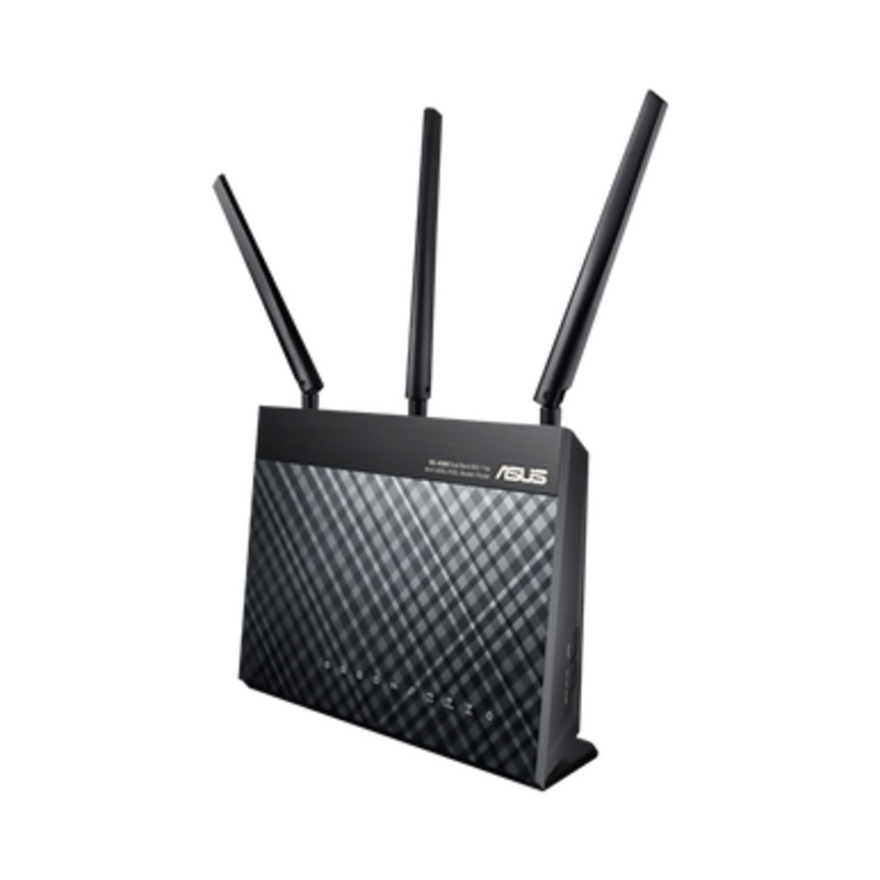ASUS DSL-AC68U AC1900 Dual-Band Wireless VDSL/ADSL 2+ Gigabit Modem Router (USB 3.0 for Media Server for Phone Line Connections – BT Infinity, YouView, TalkTalk, EE and Plusnet Fibre | 90IG00V1-BU2G00