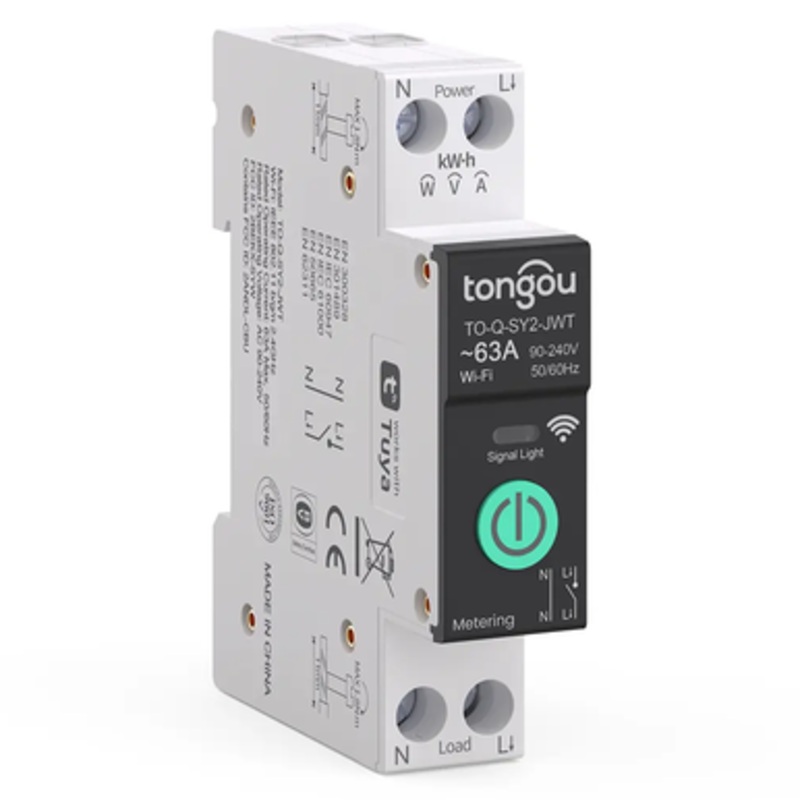 Tongou Din Rail Smart WiFi Switch | TO-Q-SY2-JWT