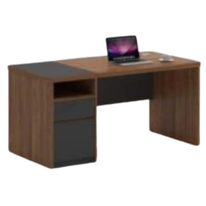 Valencia Office Table, Brown + Dark Grey – 1400*700*760 | M271-M (1400)