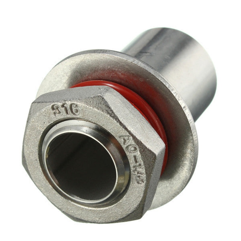 1/2Inch Stainless Steel Weldless Bulkhead Fastening Fittings for Home Brew Beer Keg