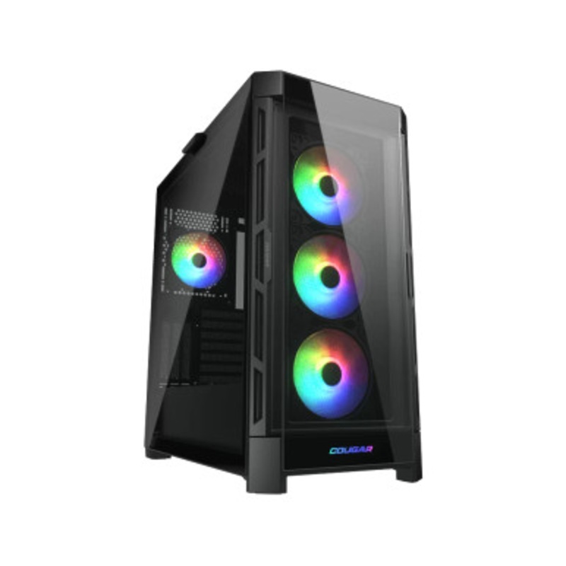 Cougar Duoface Pro RGB Mid Tower Case,Black | DUOFACE-PRO-BLACK