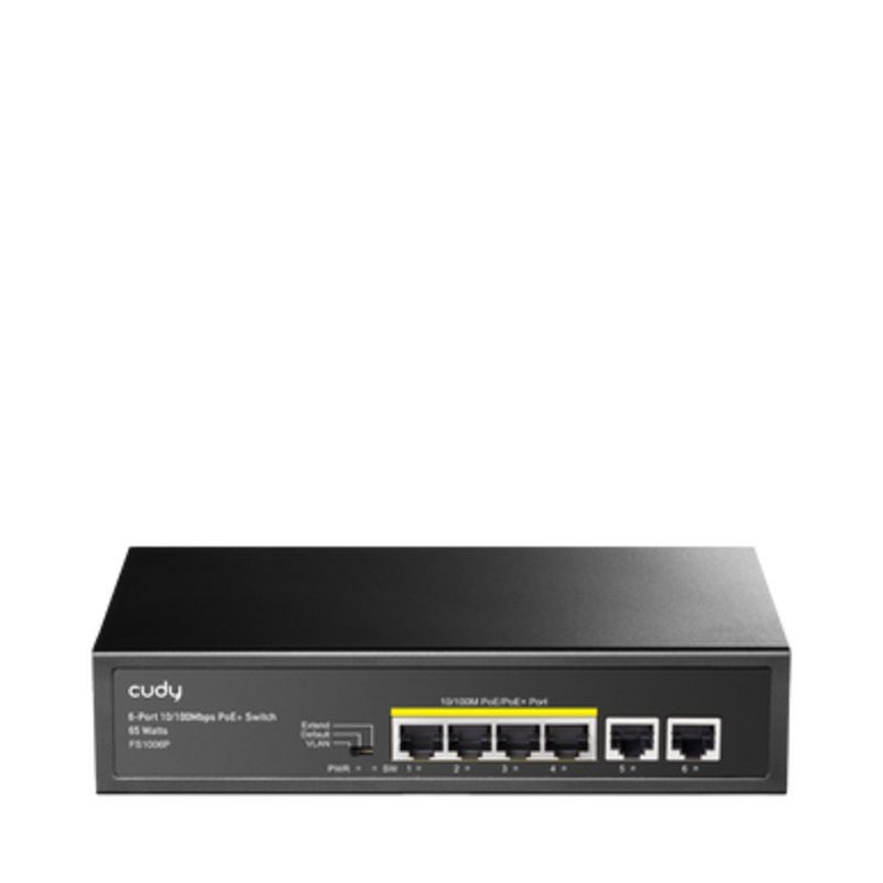 Cudy 6-Port 10/100M PoE+ Switch | FS1006P