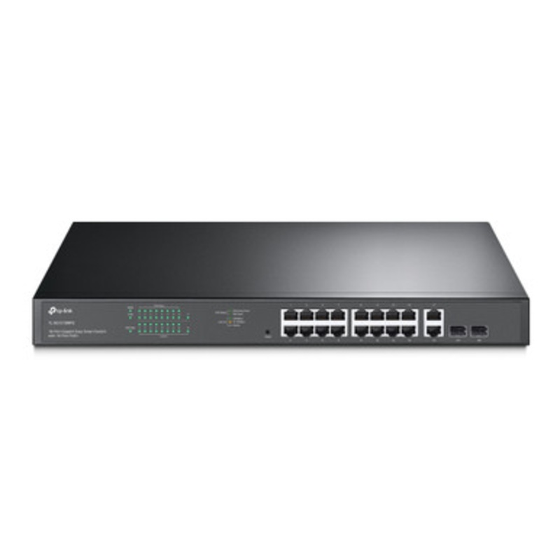 TPLINK 18-Port Gigabit Easy Smart Switch with 16-Port PoE+ | TL-SG1218MPE