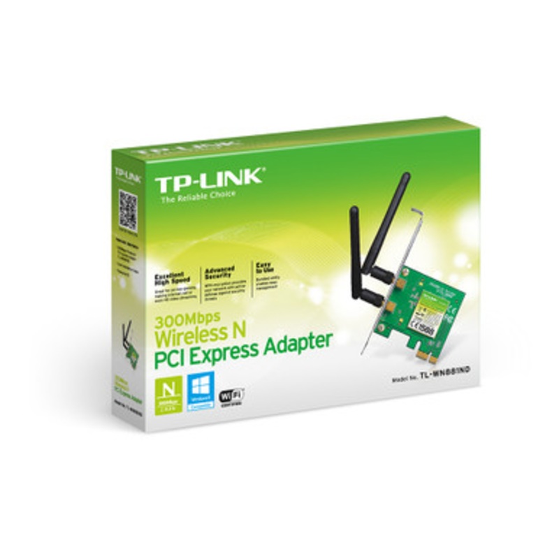 TP-Link 300 Mbps Wireless N PCI Express Adapter | TL-WN881ND