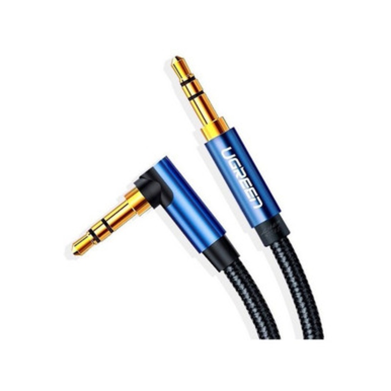 UGREEN 3.5mm Male to 3.5mm Male Cable Gold Plated Metal Case with Braid | AV112 | 60179