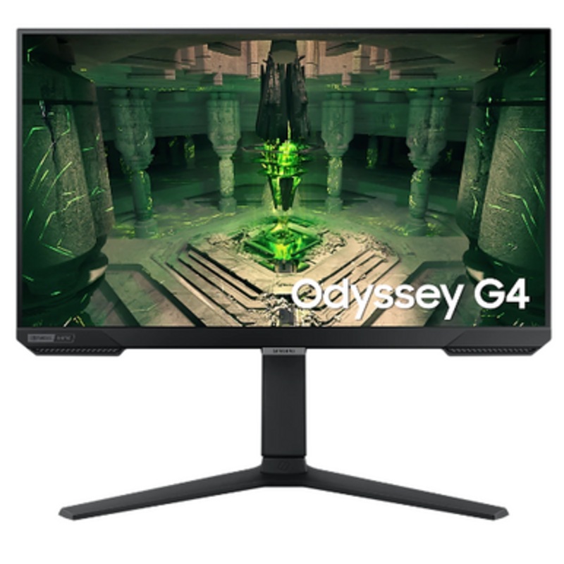 Samsung 27 Odyssey G4 Gaming Monitor  240Hz, 1ms, IPS, Full HD, G-SYNC & FreeSync Premium, HDR10, Adjustable Stand