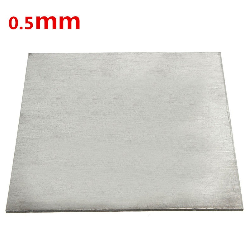 Titanium Alloy Plate TC4/GR5 Titanium Plate 0.5x100x100mm