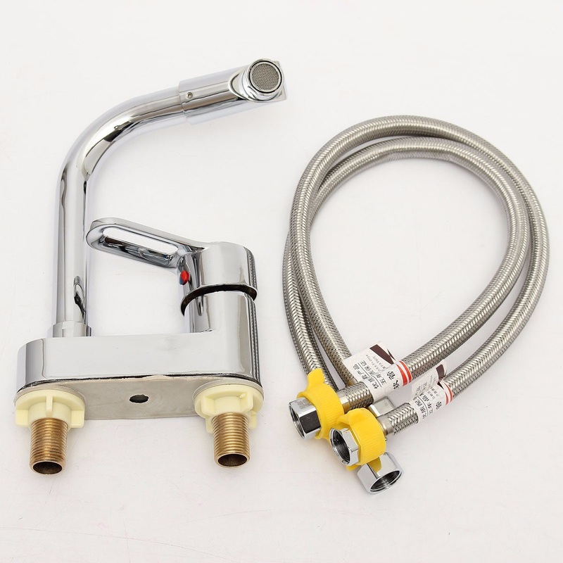Zinc Alloy Bathroom Sink Faucet Kitchen Cold/Hot Faucet With Hose