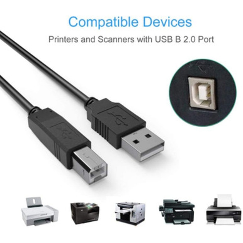 Cable Printer 3 Meters ,Hp/Samsung | CAB-PRINTER-3M