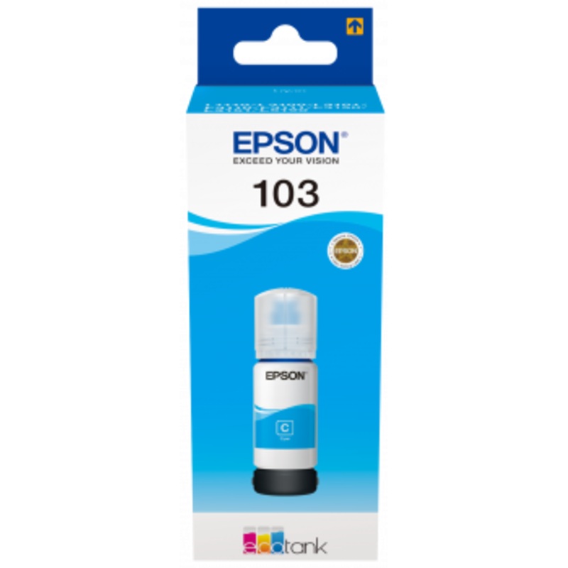 Epson 103 EcoTank Cyan ink bottle | C13T00S24A