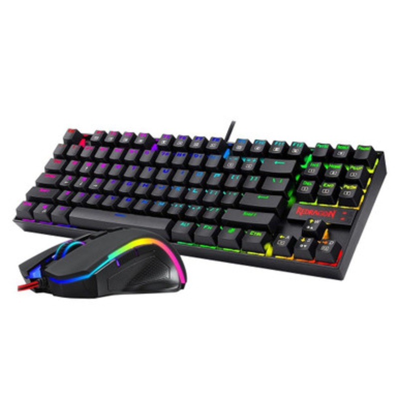 Redragon 87key Mechanical Keyboard + Mouse Combo | K552-RGB-BA-1