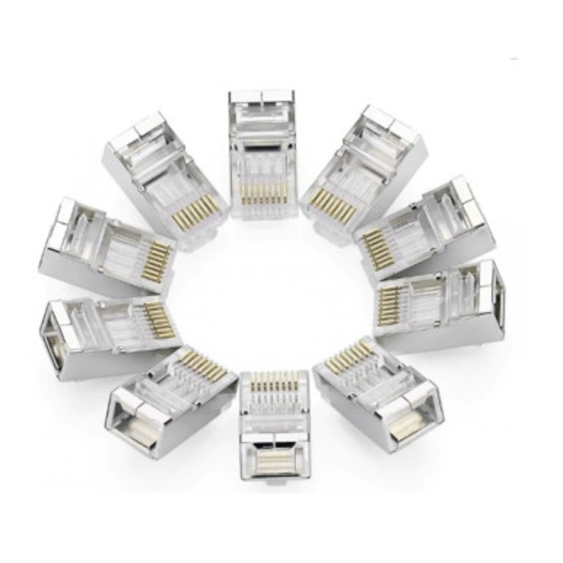 UGreen Cat6 Shielded Crystal Head – 10pack | NW111 | 20333