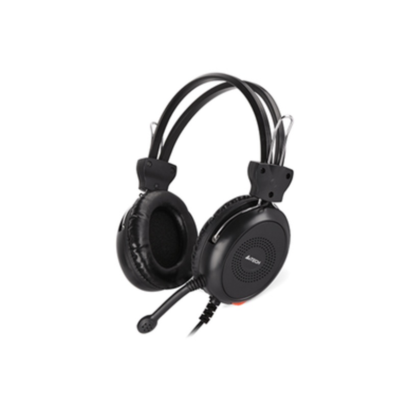A4Tech ComforFit Stereo Headset – Black | HS-30