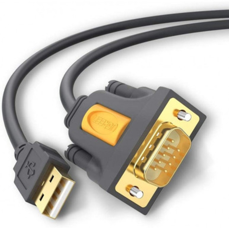 UGreen USB To Serial DB9 RS-232 Male Adapter Cable 2M | 20222