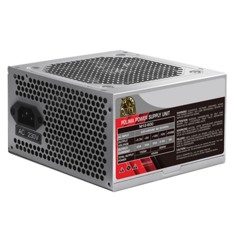 Xigmatek Polima M12-600 (200W, 230V, 120mm Fan, SECC Case, EU Power Cord, Bulk) EN42685