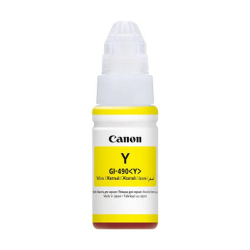 Canon INK GI-490C YELLOW INK BOTTLE – Original