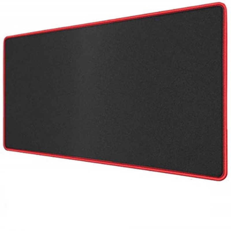 Red Edge Medium 300*600 Mouse Pad – Black