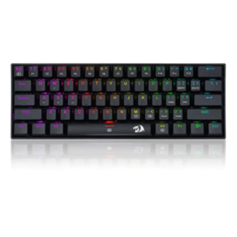 Redragon K630RGB-1 61 Keys Wired Mechanical Keyboard, RGB, Red switch |  K630RGB