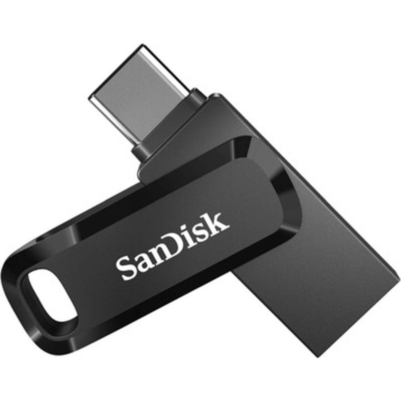 SanDisk 256GB Ultra Dual Drive Go USB Type-C Flash Drive, Black | SDDDC3-256G-G46