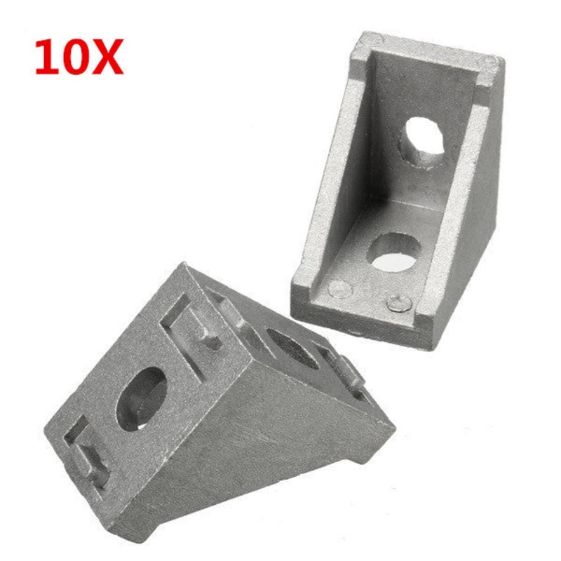 Suleve AJ28 Aluminium Angle Corner Joint 28x28mm Right Angle Bracket Furniture Fittings 10pcs