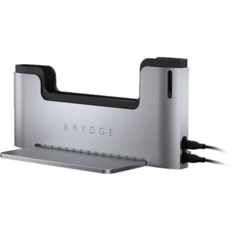 Brydge Space-Saving Laptop Stand – Vertical Docking Station Compatible with 2019 & 2020 16-inch MacBook Pro | BRY16MBP