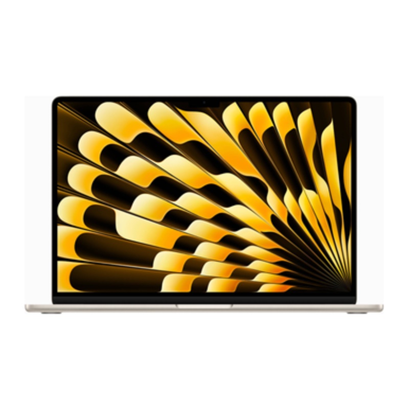 Apple MacBook Air 15 Laptop – M4 with 10-Core CPU – RAM 24GB – SSD 512GB – 10-Core GPU , Starlight | MC6K4