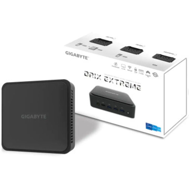 Gigabyte Brix Extreme Intel Core TM i5-1240P processor Intel  Iris  Xe Graphic, 80EU | GB-BEI5-1240