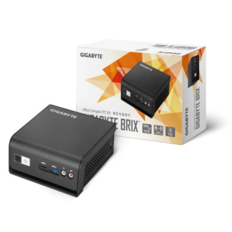 Gigabyte Brix S – Intel Celeron Processor N5105 – 1 x SO-DIMM DDR4 slots 2933MHz Max. 16GB – Support M.2 2280 slot for SSD (support PCI-e x2+SATA) | GB-BMCE-5105