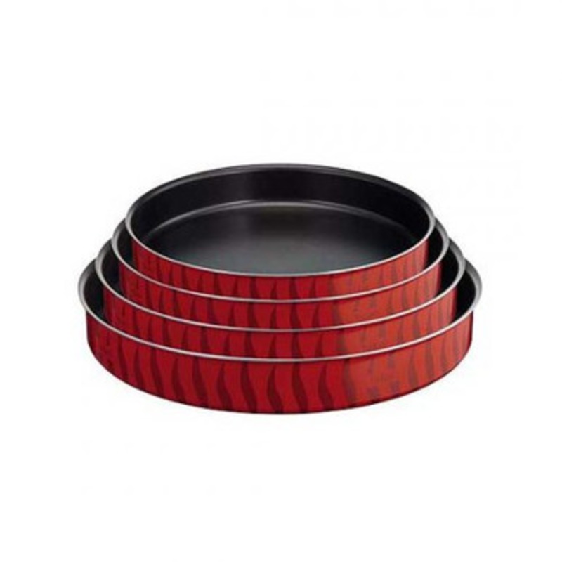 Tefal Tempo Flame Ovenware – Set 4 kebbe dishes 28/30/34/38cm | J5716983