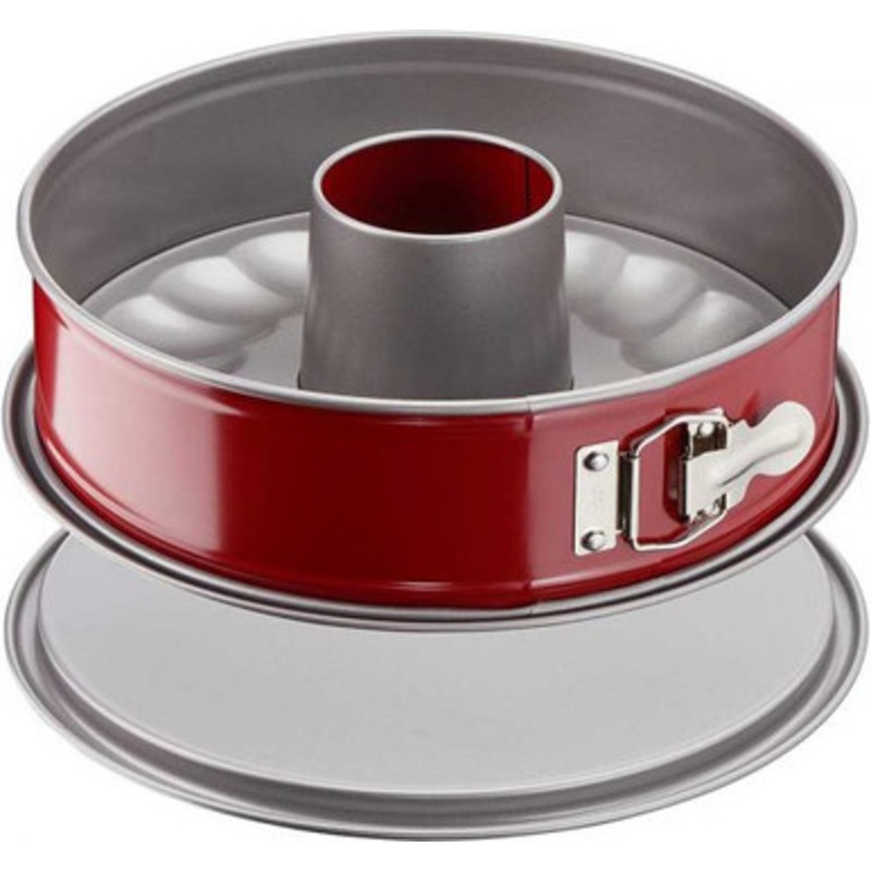 Tefal Delibake Savarin Springform Cake Tin 19 cm Steel Carbon, Red | J1642014
