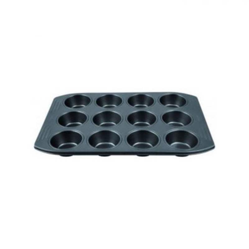 Tefal Muffins Tray *12 Easy Grip  Gold 26.5 x 39.5 cm | J1625745
