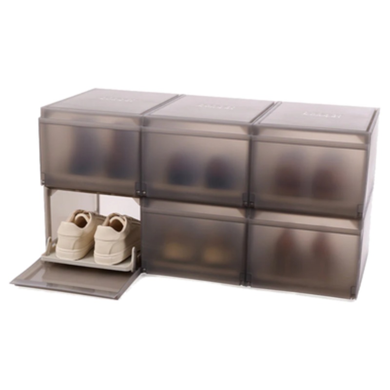 Joseph Joseph ShoeCase 6-piece Shoe Storage Box – Grey | 55014