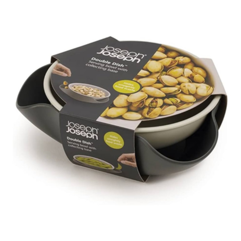 Joseph Joseph Double-Dish Serving Bowl ,Grey | 20156
