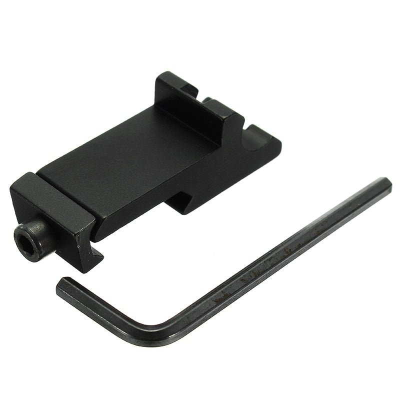 Tactical 45 Degree Angle Offset Side Adapter RTS 20mm Picatinny Laser Scope Rail Mount