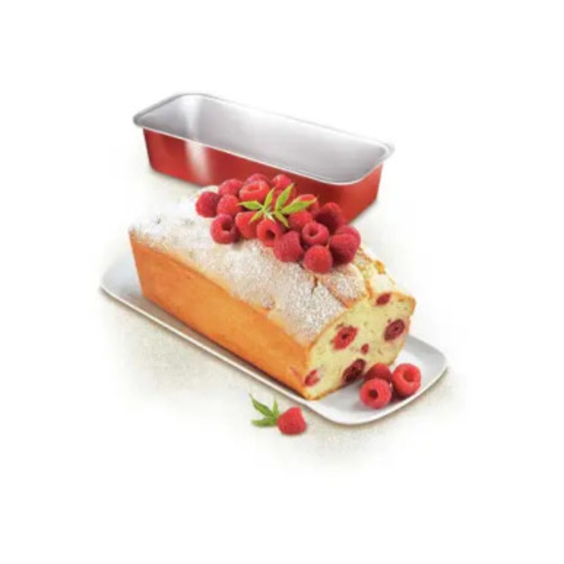Tefal Delibake Bake Loaf  Cake Tin Steel  30 cm , Red | J1640114