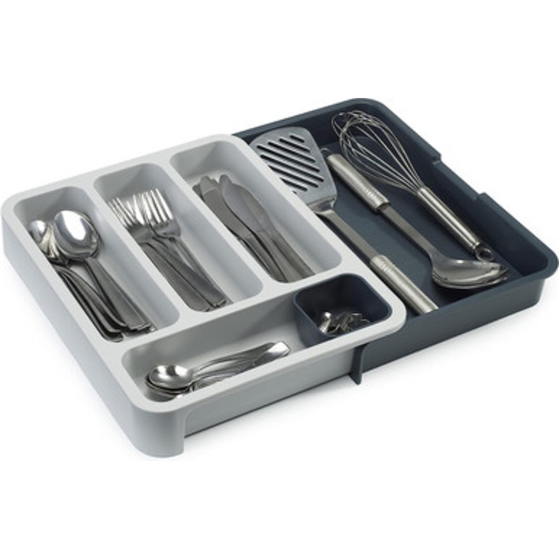 Joseph Joseph DrawerStore Expandable Cutlery Tray, Gray | 85042