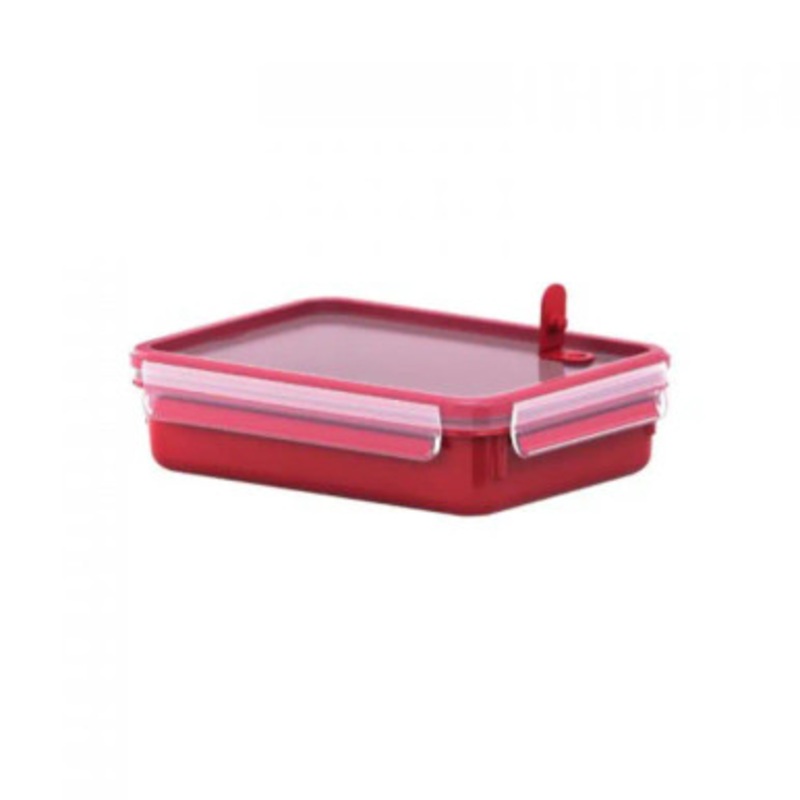 Tefal MasterSeal Micro Box 1.2 Litre Food Container,  Plastic, Red | K3102512