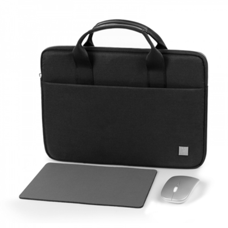 WIWU Genius Combo Set Bag With Mouse and Mouse Pad for 14 Laptop/ultrabook – Black  | GENIUS14-BLK