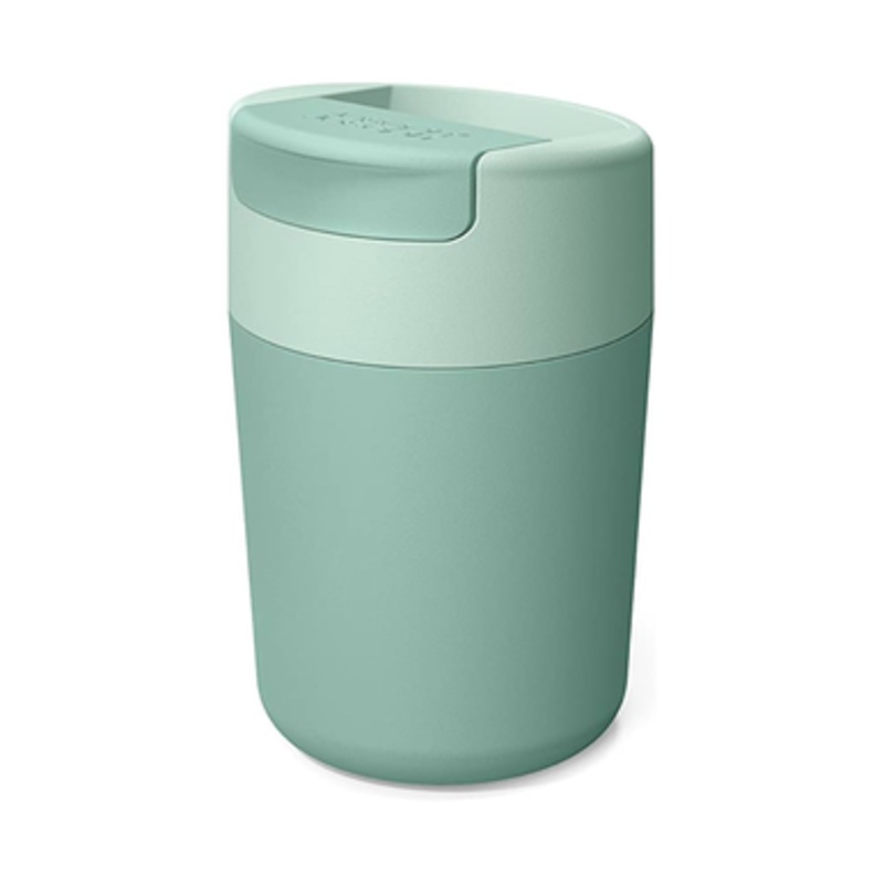 Joseph Joseph Sipp Travel 340ml Mug with Flip-top Cap – Green | 81122