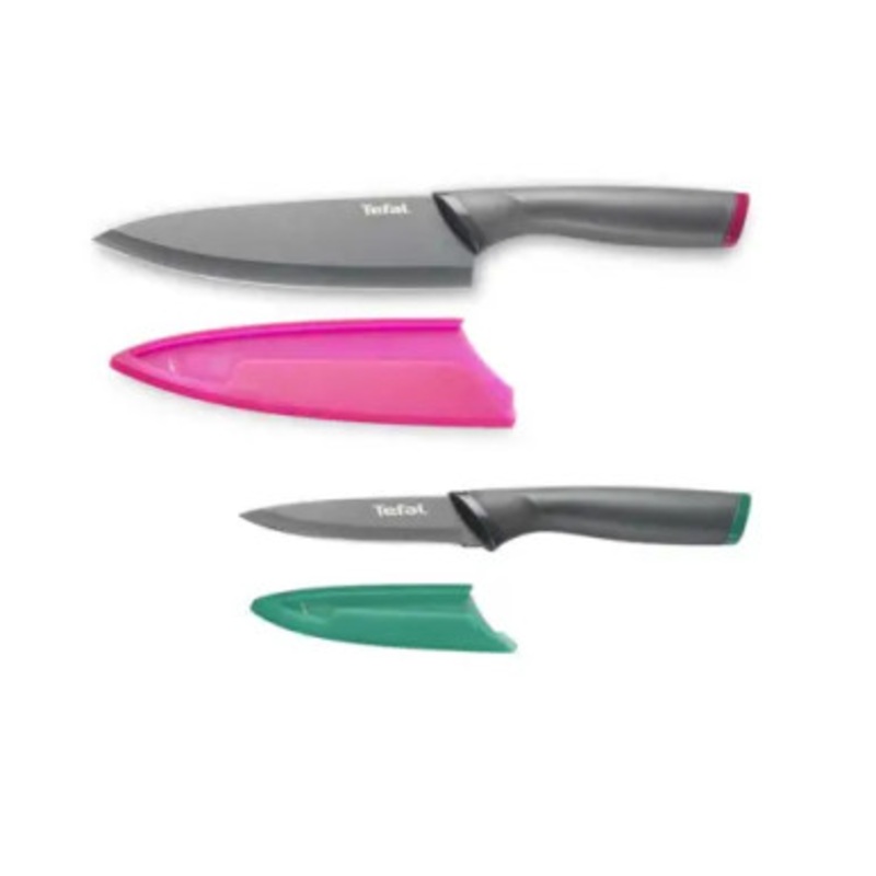 Tefal Fresh Kitchen set of 2 Paring Knife 9 cm + Chef Knife 15cm |  K122S205
