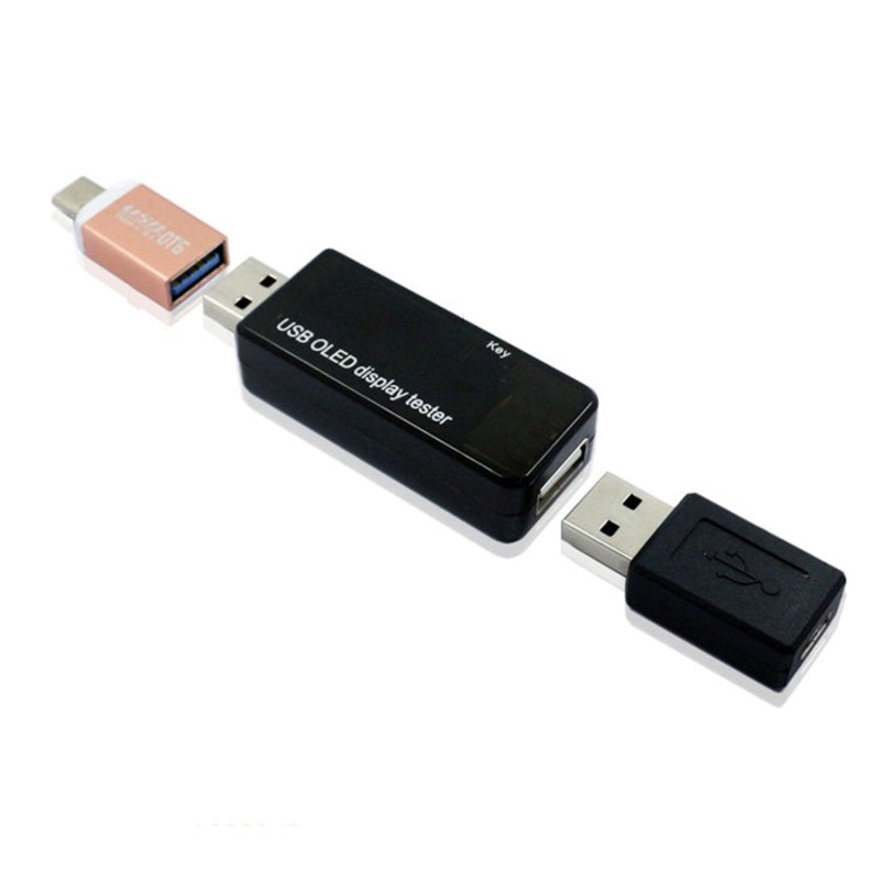 Type-c OLED 128×64 USB Tester DC Current Voltage Power Bank Battery Capacity Monitor