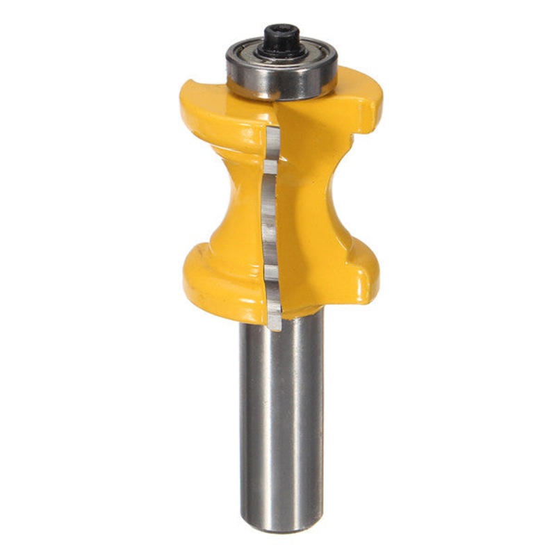 1/2 Inch Shank Bullnose with Bead Column Face Molding Router Bit Woodworking Cutter