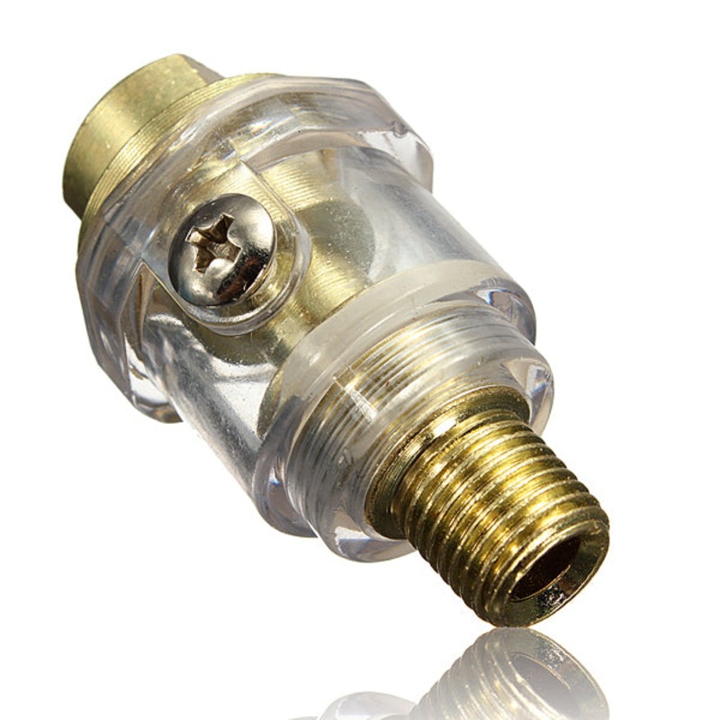 1/4 Inch BSP Mini In Line Oiler For Pneumatic Tool&Air Compressor Pipe